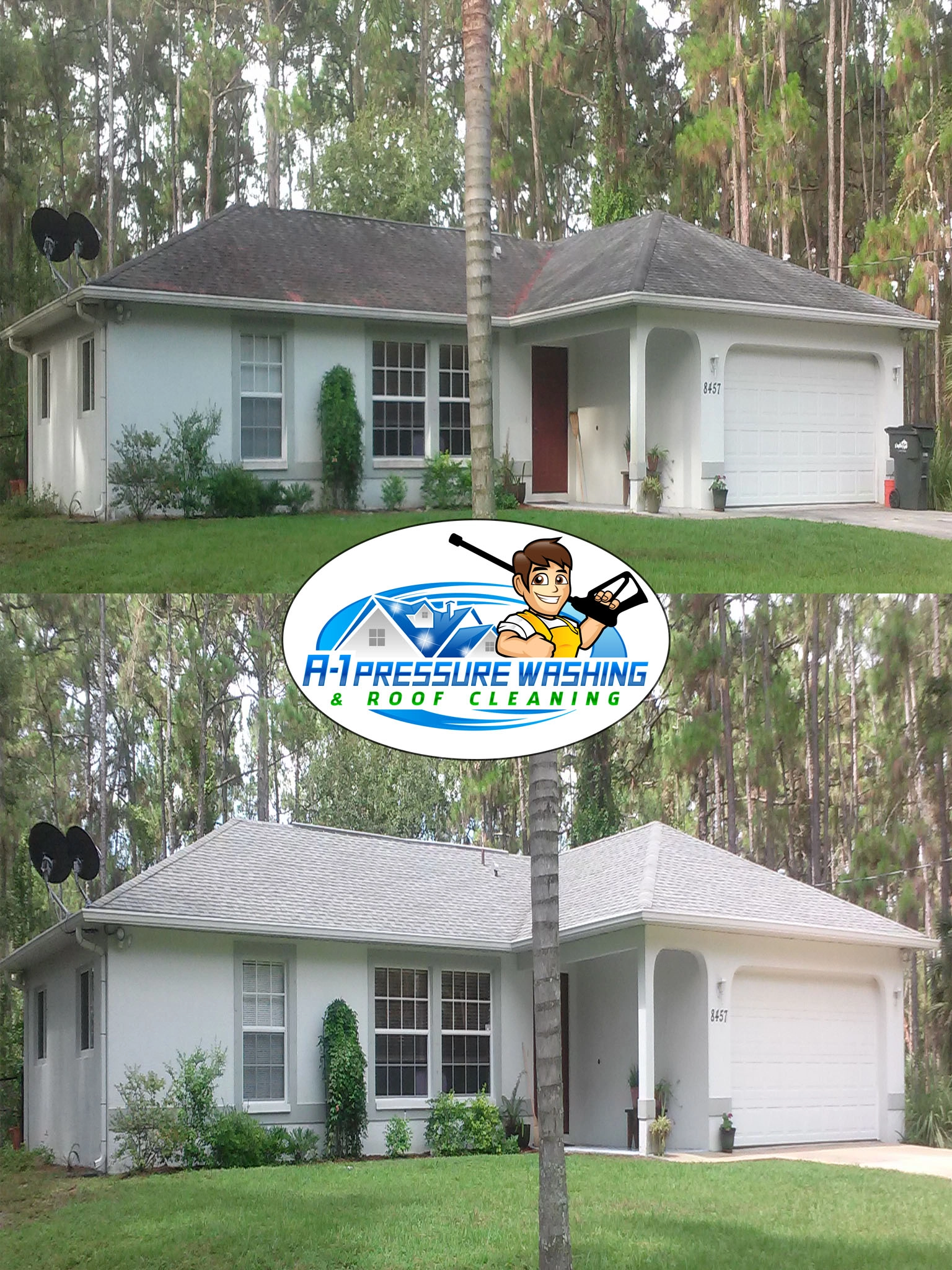 Shingle Roof Cleaning | A-1 Pressure Washing & Roof Cleaning | 941-815-8454